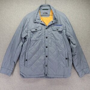 Stio Jacket Mens Medium Skycrest Insulated Snap Shirt Flap Pocket Long Sleeve
